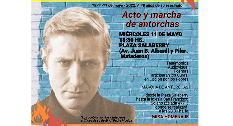 Homenaje al Padre Carlos Mugica