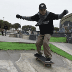 Skateboarding en el Parque Alberdi, de Interés social y deportivo