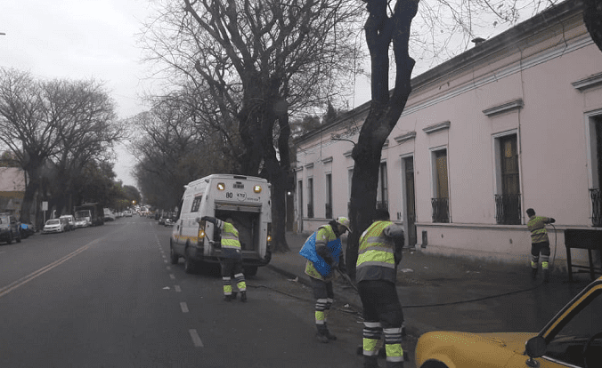 Operativos integrales de limpieza en la Comuna 9