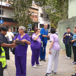 Comuna 9, operativos de higiene y prevención del dengue