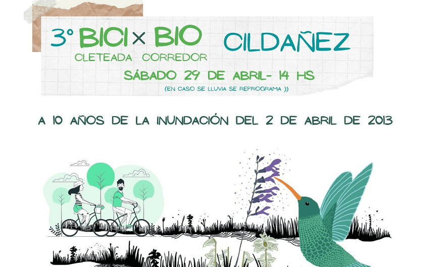 3ra Bicicleteada por el Biocorredor Cildáñez