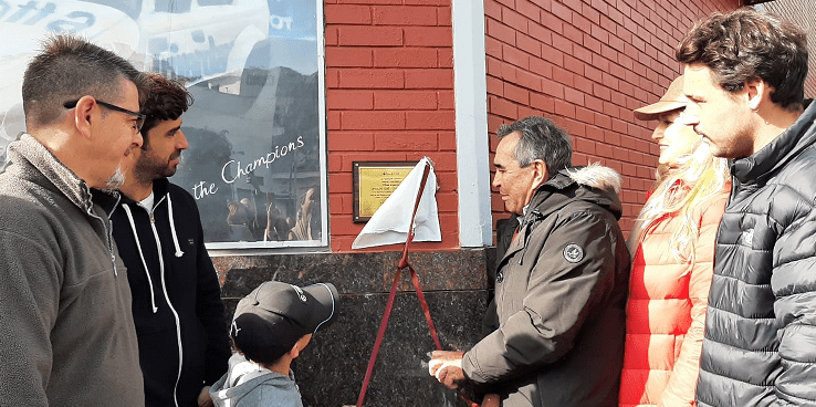 Se inauguró el mural de Cocho López José Enrique Rodó y Murguiondo