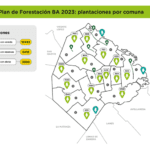 Se plantarán 22.000 árboles en las comunas de la Ciudad