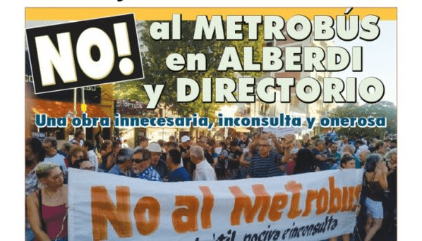 Larreta habilitó la cuestionada obra del Metrobus Alberdi Directorio