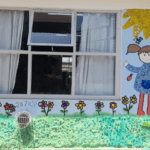 Mural ambiental en el “Jardincito de Chicago, Karina Rainone”