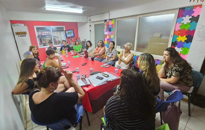 Encuentro de Colectiva 9, red de género y diversidades de nuestra comuna