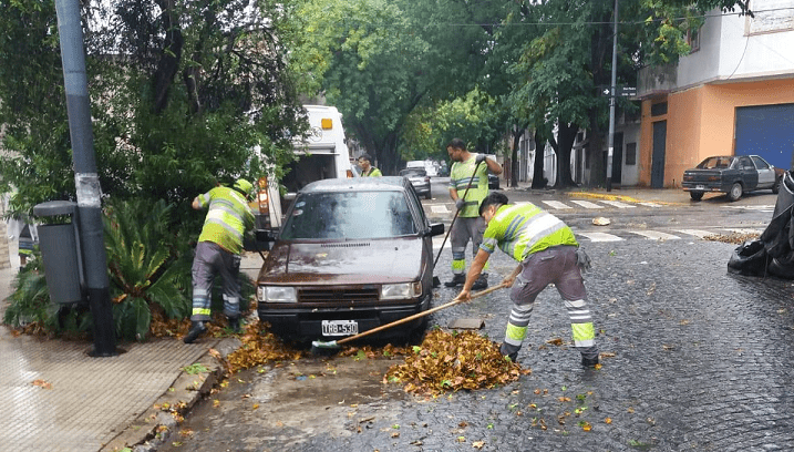 Intervenciones de higiene urbana y emergencias en la Comuna 9