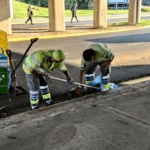 Operativos de limpieza y obras en espacios verdes