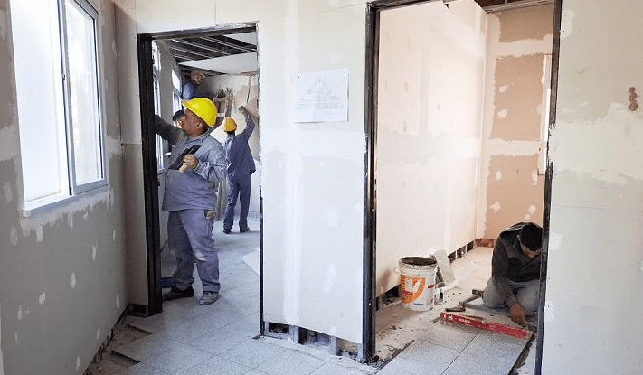Obras de ampliación del CeSAC N° 4, en Mataderos