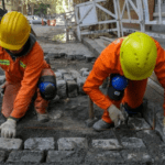 Plan de readoquinado para no alterar el material histórico