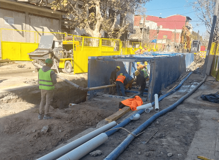 Avanza la construcción de los ramales Martí y Zuviría del Cildañez
