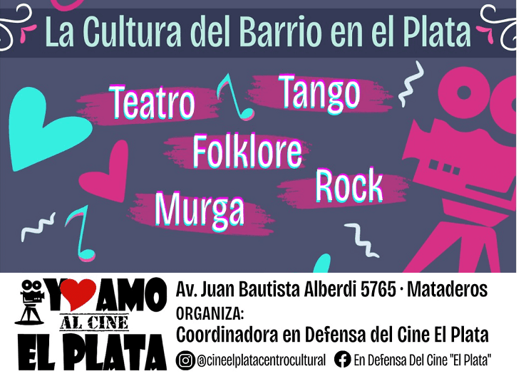 Festival artístico barrial en el Cine Teatro El Plata