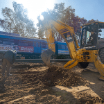Continúan las obras de construcción del Paso Bajo Nivel Irigoyen