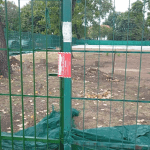 Fue clausurada la obra objetada por vecinos en el Polideportivo Santojanni