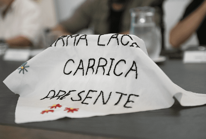 Homenaje a la enfermera desaparecida Irma Laciar de Carrica