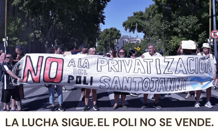 Amparo judicial contra la privatización del Polideportivo Santojanni