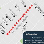 Cambio de sentido de la calle Zequeira en Mataderos