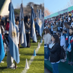 Promesa a la bandera de alumnas y alumnos de cuarto grado