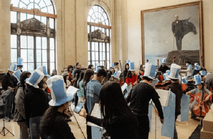 Las Orquestas Infantiles y Juveniles celebraron el Día de la Bandera